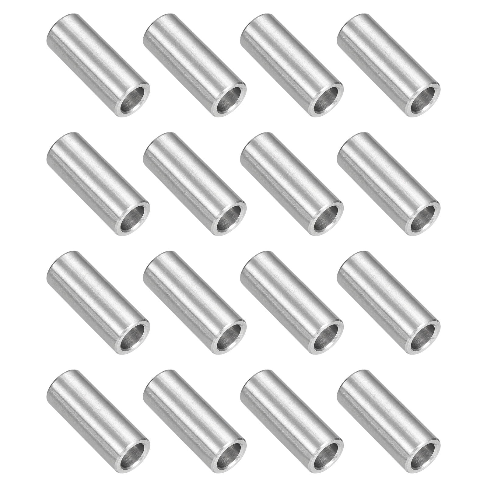 16Pcs 304 Stainless Steel Spacer 12mm OD x 8mm ID x 30mm Length for M8 Screw