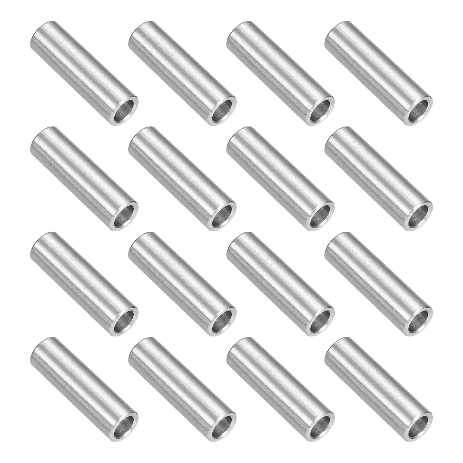 16Pcs 304 Stainless Steel Spacer 12mm OD x 8mm ID x 40mm Length for M8 Screw