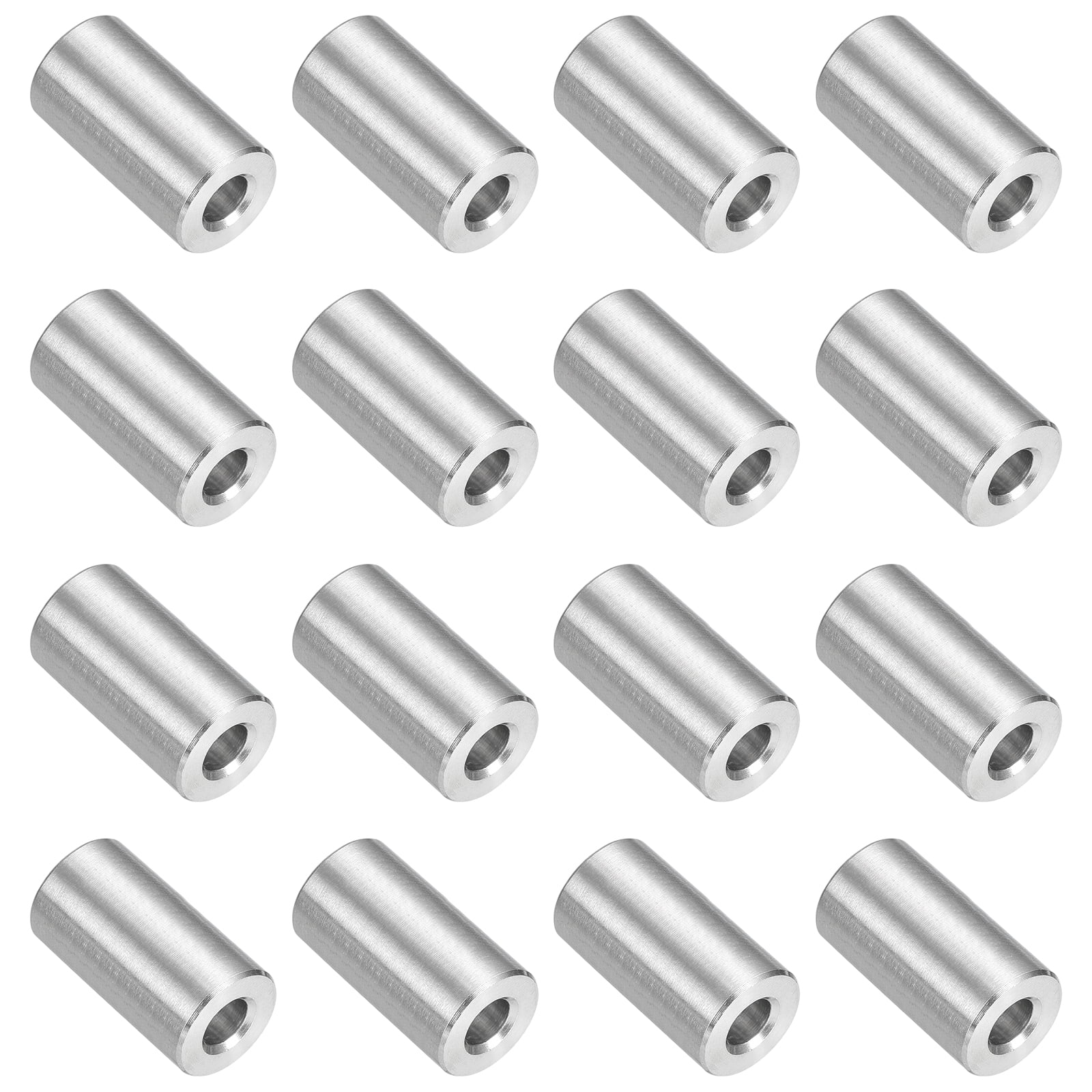 16Pcs 304 Stainless Steel Spacer 14mm OD x 6mm ID x 25mm Length for M6 Screw