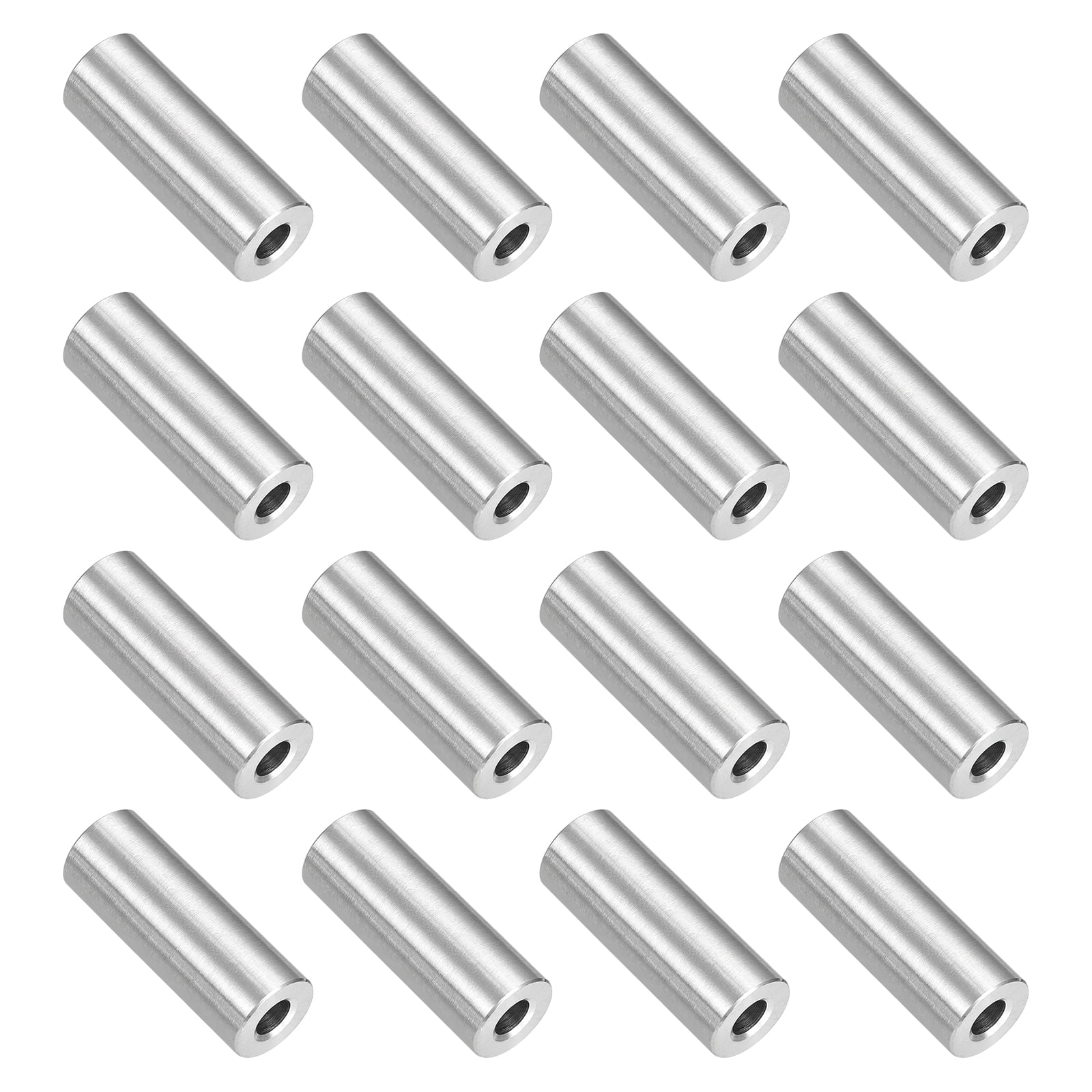 16Pcs 304 Stainless Steel Spacer 14mm OD x 6mm ID x 40mm Length for M6 Screw