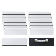 "Printable Adhesive Name Badges, 3.38 X 2.33, White, 100/pack | Bundle ...