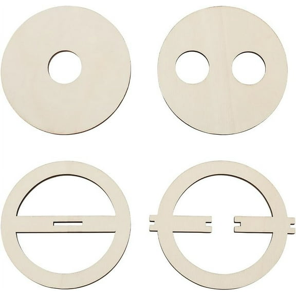 16Pcs 4 Styles Wick Centering Tool Wood Candle Wicks Centering Devices Wooden Wick Stabilizer Holder for DIY Candle DIY Making Cotton Multi-Wick Holder