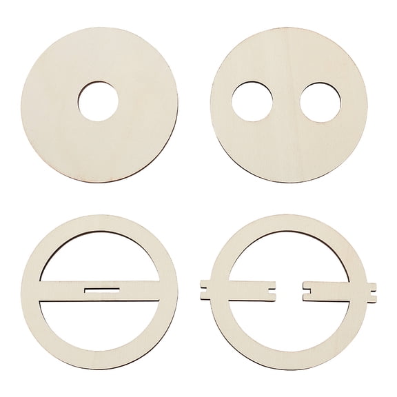 16Pcs 4 Styles Wick Centering Tool Wood Candle Wicks Centering Devices Wooden Wick Stabilizer Holder for Candle DIY Making Cotton Multi-Wick Holder