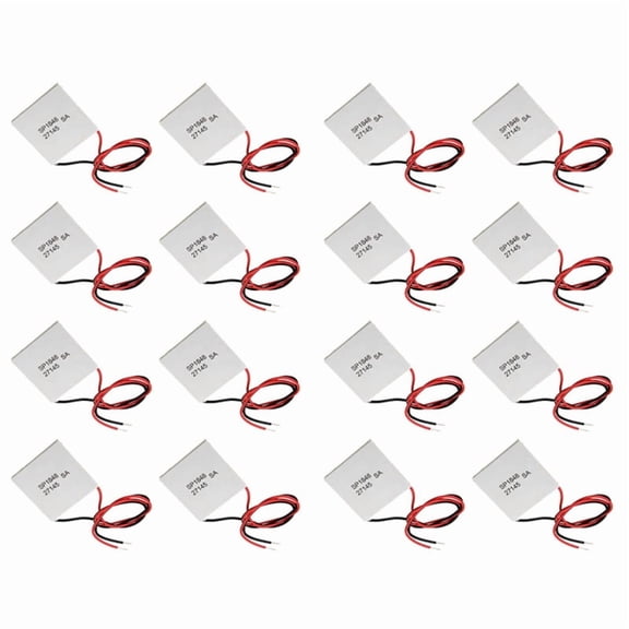 16Pcs 40X40mm Thermoelectric Power Generator SP1848-27145 Peltier TEG Module