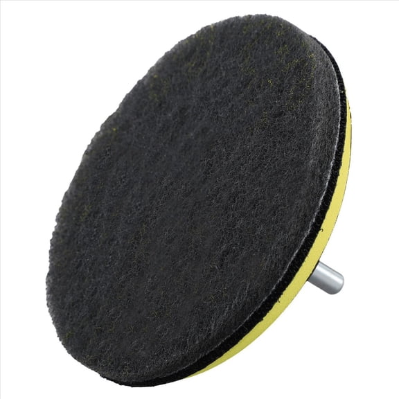 16Pcs 5Inch 3 Different Color Scrubbing Pads Drill Powered Brush Tile Scrubber Scouring Pads Cleaning Kit,Abrasive Buffing Pads Replacement 1 Pcs Hook Attachment for House Cleaning