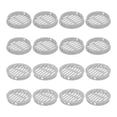 thumbnail image 2 of Uxcell 24Pcs 60mm/2.36" Circular Soffit Air Vents, Plastic Soffit Vent Cover Round Mesh Hole Louver For Bathroom Kitchen Cabinet Wardrobe White 2 of 13
