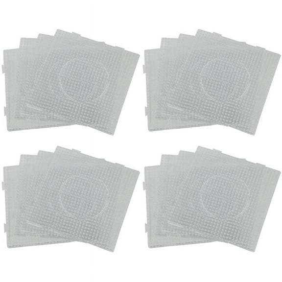 16Pcs ABC Clear 145X145mm Square Large Pegboards Board for Fuse Bead