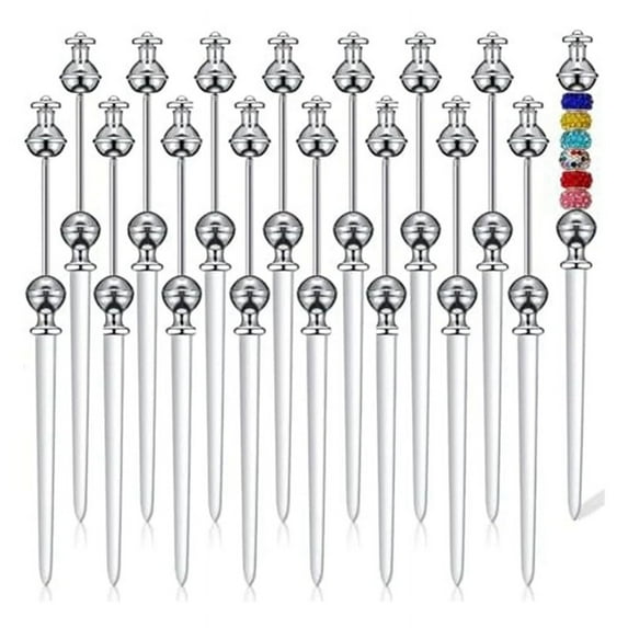 16Pcs Beaded Letter Opener Metal Envelope Slicing for Gifts Office Home DIYSupplies