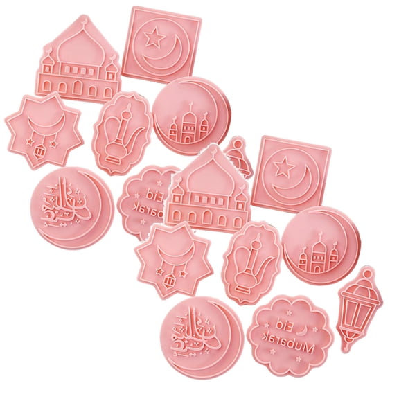 16Pcs Cartoon Holiday Cookie Cookie Cutting Fondant Baking Tools Package Bakeware