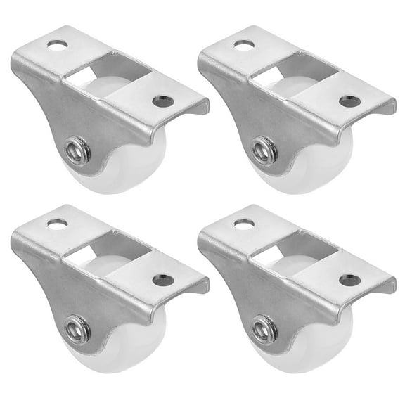 Eease caster 16Pcs Caster Wheels Plate Wheels Heavy Duty Metal Universal Wheel Roller Single- Caster for Door Chair Sofa Office industry,1.65"X0.87"X0.71"