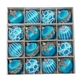 thumbnail image 1 of 16Pcs Christmas Balls Ornaments for Xmas Christmas Tree - 4 Style Shatterproof Christmas Tree Decorations Hanging Ball for Holiday Wedding Party Decoration (16pcs, 2.36"/6CM), 1 of 7
