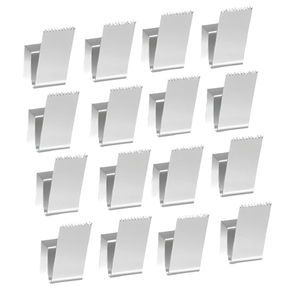 16Pcs Detachable Window Clamps Storms Board Up Clip Hardware for Window Protections Panels Enduring