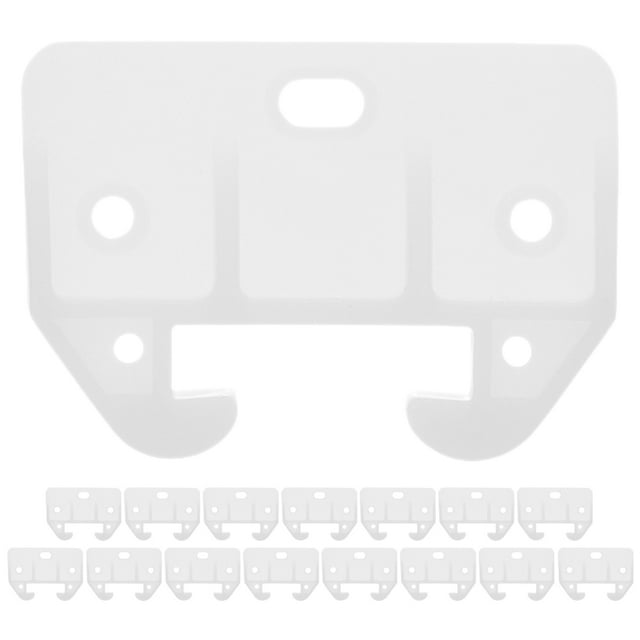 16Pcs Drawer Stops Drawer Guides Plastic Drawer Guides Plastic Drawer