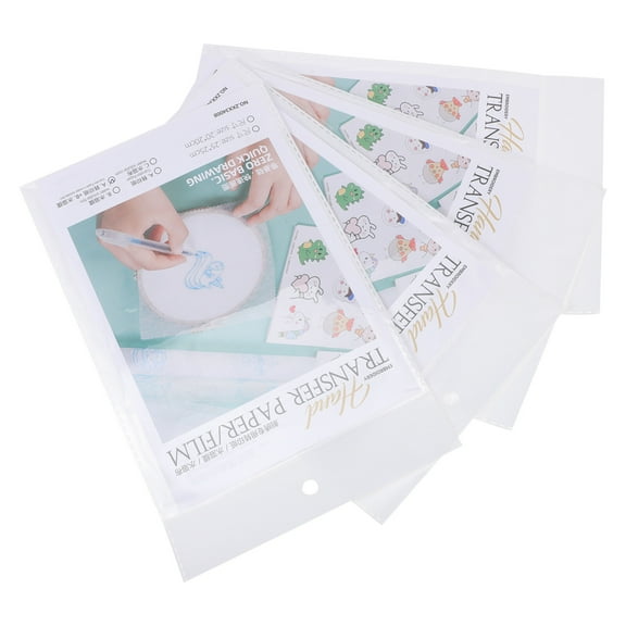 16Pcs Embroidery Water-Soluble Transfer Paper Sheets for Hand Sewing Craft Tools and Embroidery Projects