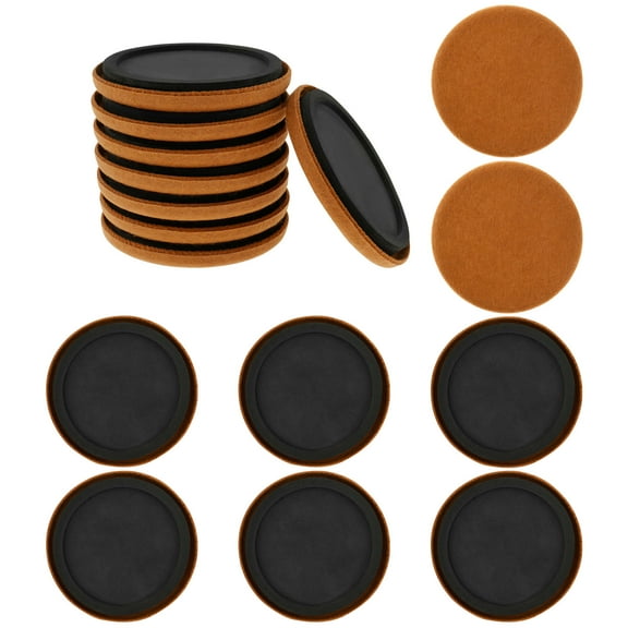 16Pcs Felt Furniture Sliders 3.5 Inch Felt Furniture Pads Stable Felt Furniture Protectors Practical Furniture Moving Slider Multifunctional Furniture Movers Slider for Furniture