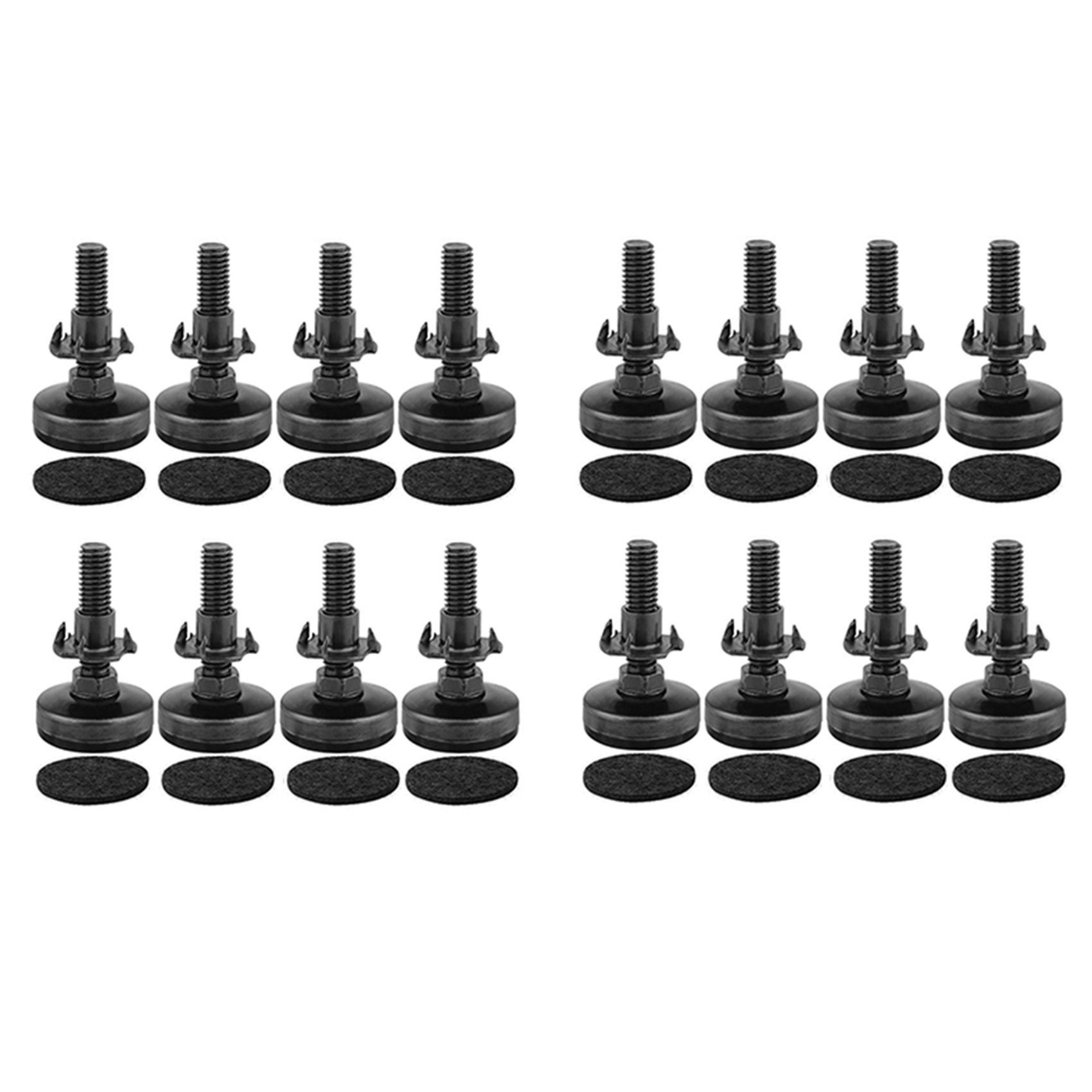 16Pcs Furniture Levelers Heavy Duty Furniture Leveling Feet Adjustable