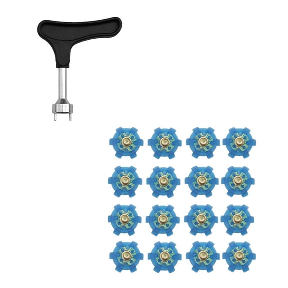16Pcs Golf Shoe Spikes Replacement Nonslip Studs Pin Screw Type Cleats Easy Install Accessories