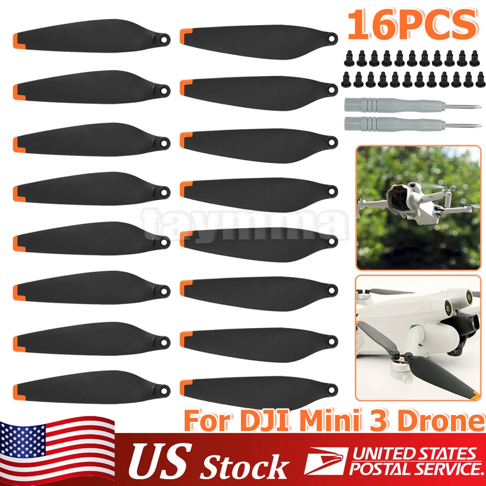16Pcs Low-Noise Propellers Blades Props Wings For Dji Mini 3 Drone Accessories