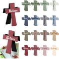 thumbnail image 1 of 16Pcs Magnetic Cross Bookmarks Gifts for Bible Study, Readers, Teachers, Students - Cute Magnet Cross Bookmark with Inspiration Sayings for Women School Reading, 1 of 8