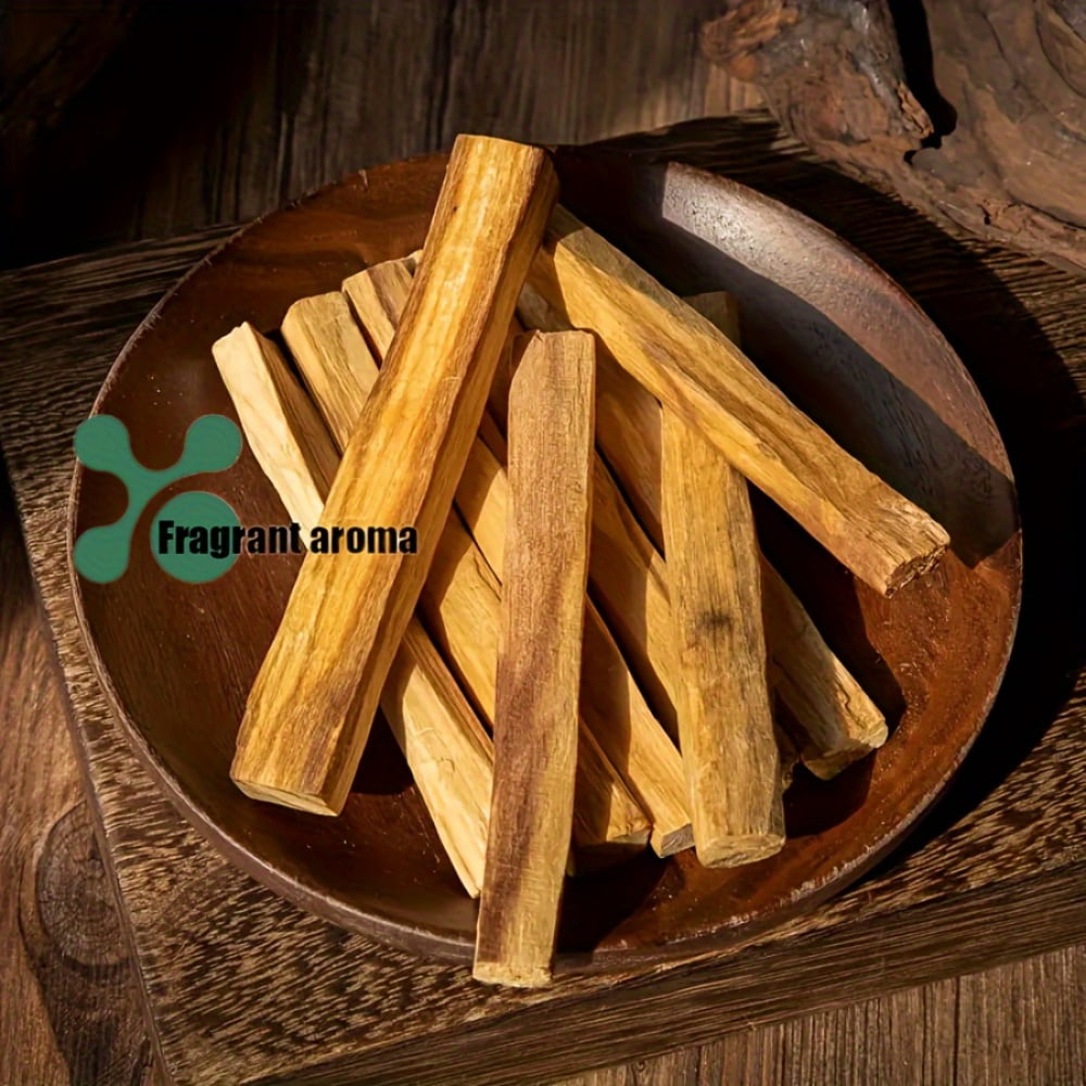 16Pcs Natural Palo Santo Wood Incense Sticks for Home Decoration And Air Purification - Diffuser Sticks, Christmas Gift