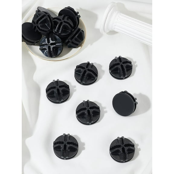 16Pcs Plastic Storage Cube Connectors Black PP Plastic Table Divider Buckle Wire Grid Cube Organizer Connector DIY