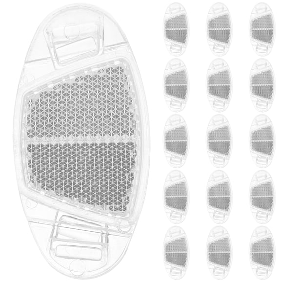 16Pcs Portable Wheel Reflectors Plastic Durable Compact Bike Safety Accessories