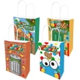 thumbnail image 1 of 16Pcs Red Brick Wall Street Party Gift Bags,Cartoon Theme Party Supplies, 1 of 7