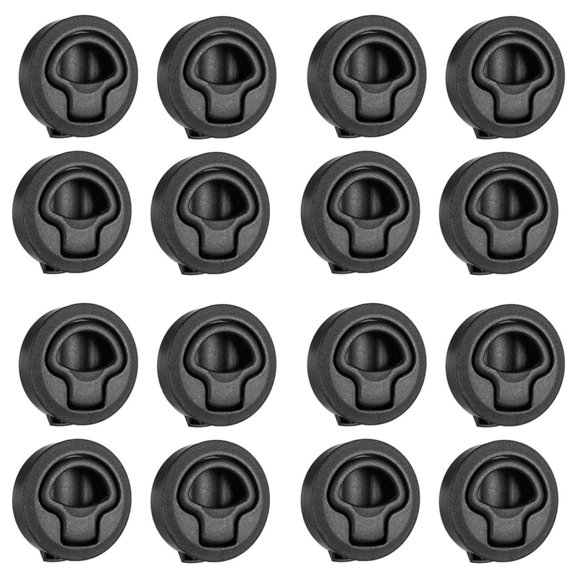 16Pcs/Set Round Pull Latch Lock Latch Hardware for RV Yacht Boat Deck Hatch