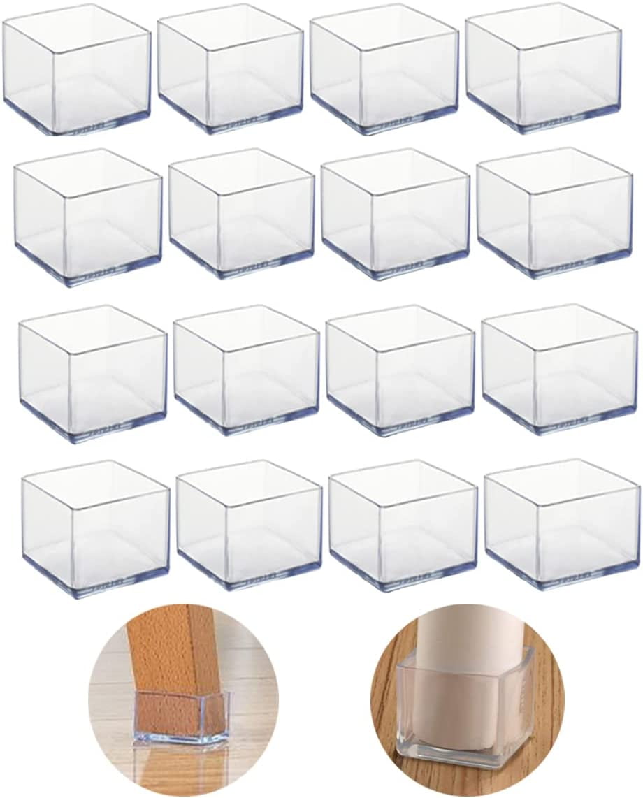 16Pcs Silicone Chair Leg Floor Protectors, Chair Leg Caps, Furniture ...