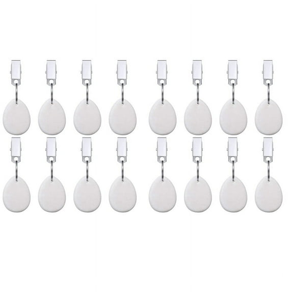 16Pcs Tablecloth Weights Teardrop Table Cover Weights Metal Clip Tablecloth Pendant Stone Table Weights Hangers