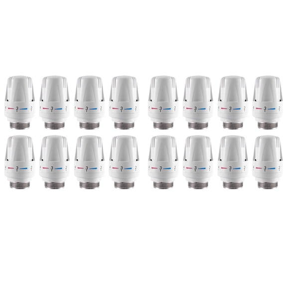 16Pcs Thermostatic Radiator Valve Thermostat Radiator Valve Replacement Head