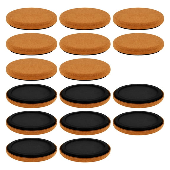 16Pcs Thickened EVA Furniture Sliders Quiet Concave Design Heavy Duty Furniture Gliders Movers Multipurpose Anti Scratch Chair Moving Pads for Hardwood Floors
