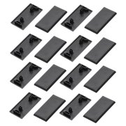 Uxcell 16Pcs Slot 4.2mm Hole Dia EU Standard Aluminum Profile End Cap 20x40mm ABS Aluminum Extrusion Plug for 3D Printer CNC