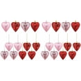thumbnail image 1 of 16Pcs Valentine's Day Heart Shaped Ornaments - 5.1 Inch Romantic Red, Pink Hanging Decor for Tree, Wedding, Party & Home Decorations (4 Styles), 1 of 8