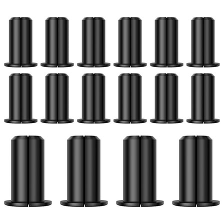 16Pcs Wall Bushing Grommet Silicone Cable Grommet Portable Wall Hole Cable Routing Kit Easy Install Cable Wall Grommet Perforated Grommet for 3/4 Inch Cable