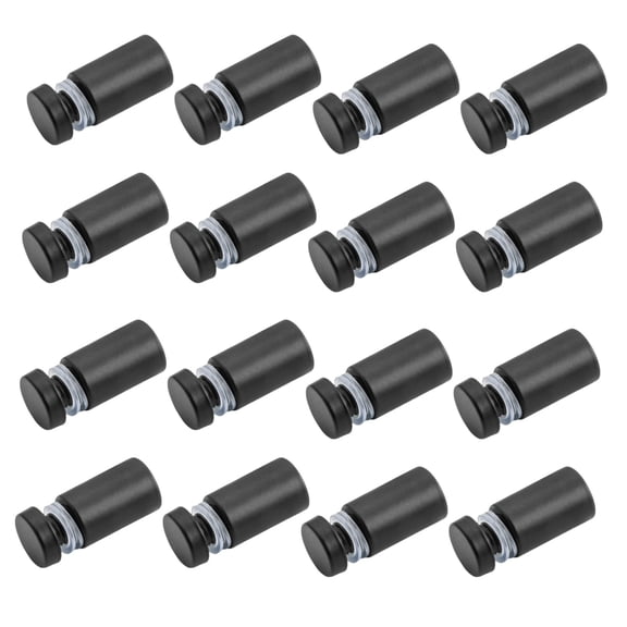16Pieces Adjustable Standoffs Holders Sturdy Acrylic Sign Mounts with Rustproof Finish Easy Installion Designs