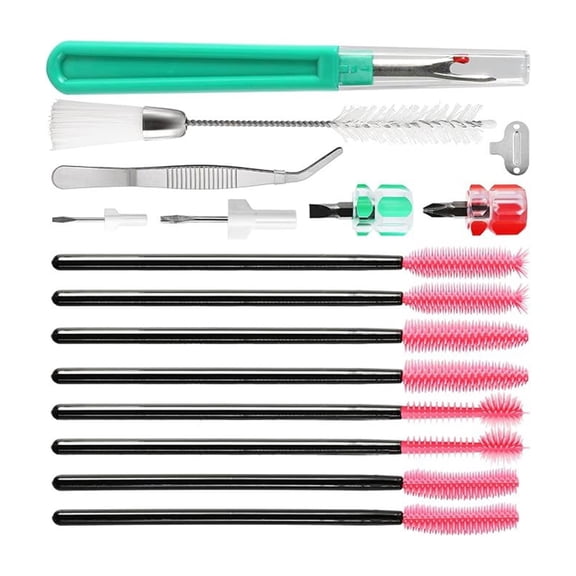 16Pieces Sewing Machine Accessires Sewing Machine With Tweezers Brushes Seam Unpicker and Screwdrivers