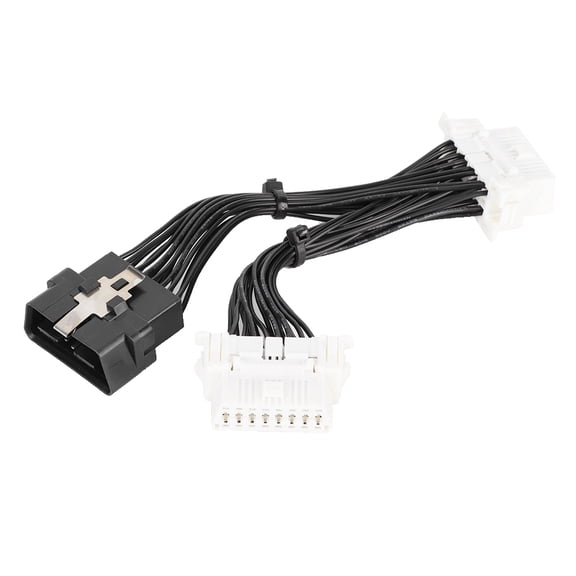 16Pin 1 to 2 OBD2 Adapter Splitter Y Cable Extension Cord, 20 inches / 50.8 cm Splitter for GPS and Car Driving Recorder