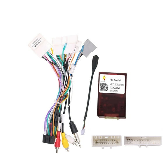 16Pin Car Radio Stereo Power Harness Cable Compatible for Nissan X-Trail Teana Navara Sentra w/Factory AMP