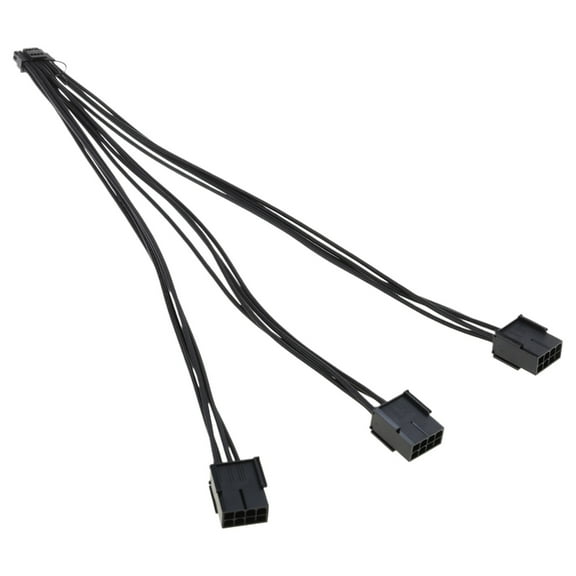 16Pin to 3/4x 8(6+2) Pin PCIE GPU Cables Sleeved Extension Cable 12+4Pin Connector Graphics Card Power Supply