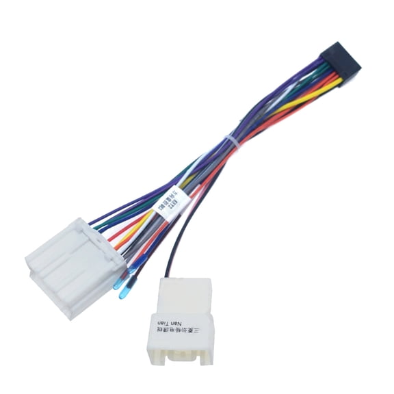16Pin to Cable Adapter 16P Plug Connector Wiring Harness Accessory Wire For 2 Din Radio Car
