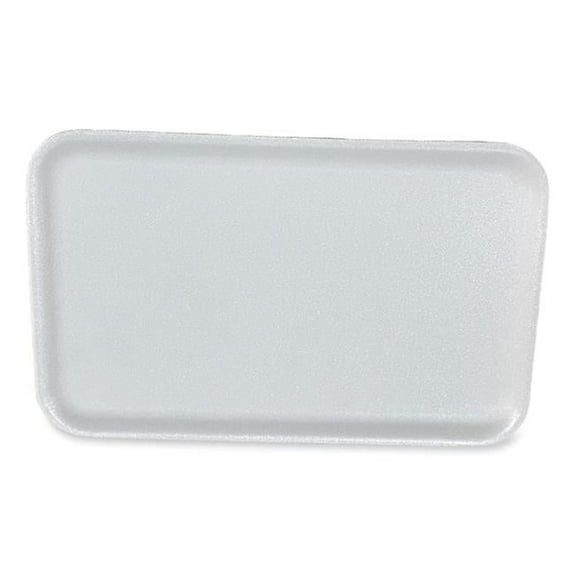 16S Foam Meat Trays, White - 250 per Case