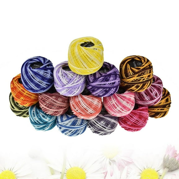 16Set Hand Embroidery Thread for DIY Makers Braiding and Lacing