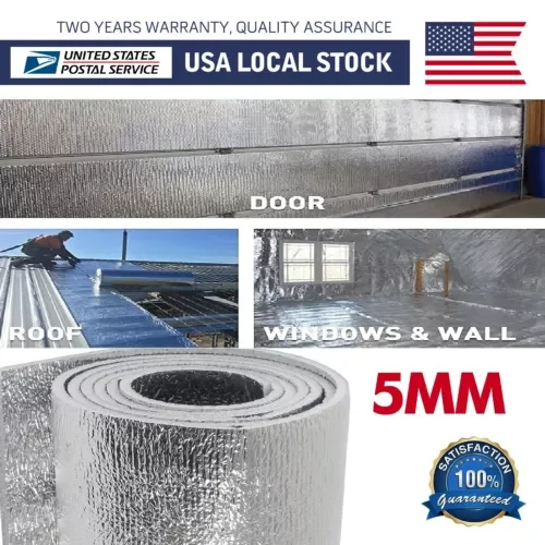16Sqft Ceilings,Walls Double Side Foil Cold&Heat Shield Thermal Insulation Mat