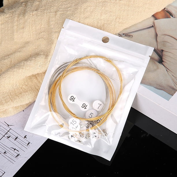 16Strings Lyre Harp String Set Replacement Metal String Accessorie For ...