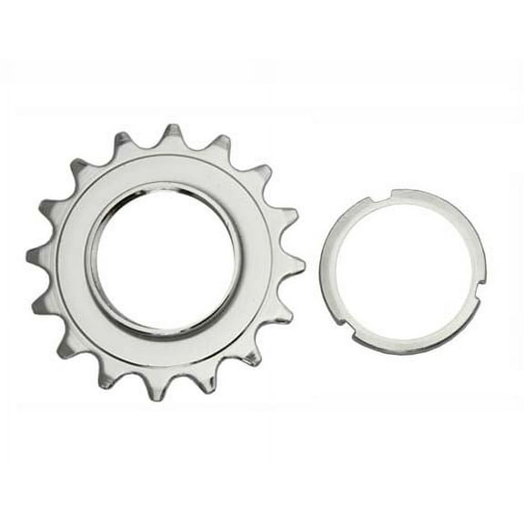 16T Track Fix Cog 3/32 Chrome. Bike cog, bicycle cog for track bike, fixies, fixed gear bikes