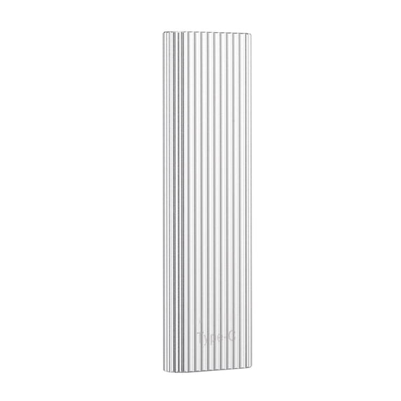 16TB Portable SSD – USB-C & USB 3.1 High-Speed External Drive with 430MB/s Read, Shockproof Ripple-Textured Metal Enclosure for Creators, Photographers & Business Pros