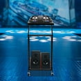 thumbnail image 1 of 16U Rack Mount Mixer Case Stand Studio Equipment Cart Stage Amp DJ Adjustable, 1 of 12