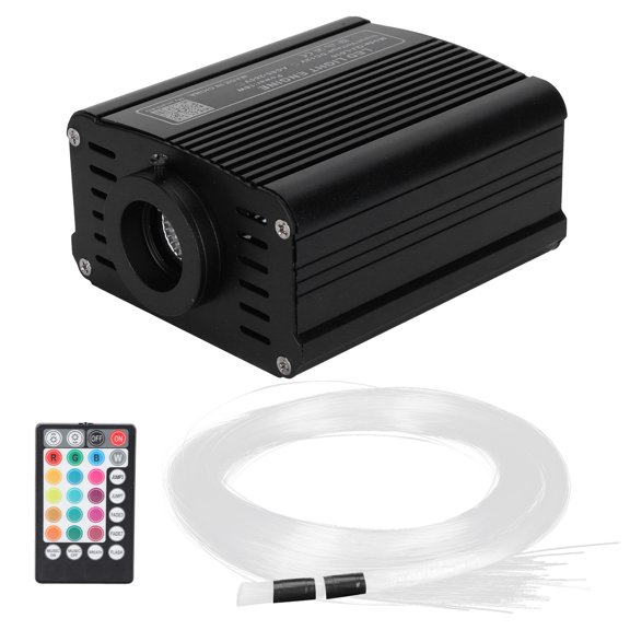 16W Fiber Optic Light RGBW LED Ceiling Light Kit with Remote and APP Control, 2m Cable (6.6ft)