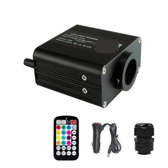 16W Twinkle RGBW Fiber Optic Star Ceiling Lights Kit Smart APP Sound Control LED Engine For Car Starry Sky Fiber Optic Lights